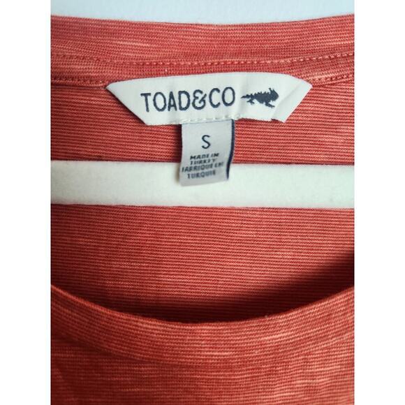 Toad and & Co Cue Wrap dress sz S pockets orange gorpcore eco outdoors recycled - Picture 8 of 11